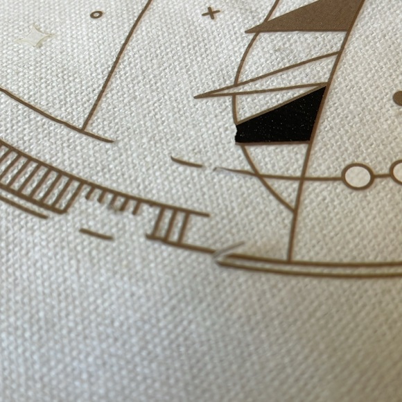 2 BNWT Tote Bags Enchant 100% cotton Grocery & more Santa shop & elves - Picture 7 of 7